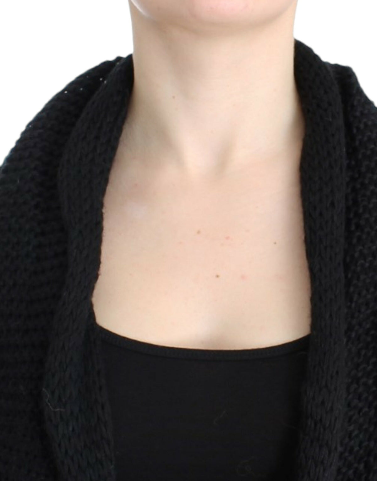 Gilet cardigan Costume National noir (sans manches)
