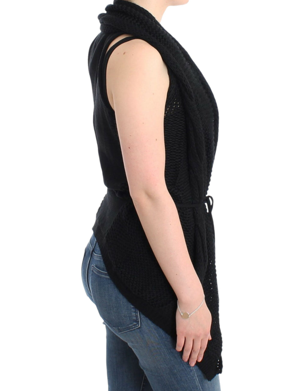 Gilet cardigan Costume National noir (sans manches)
