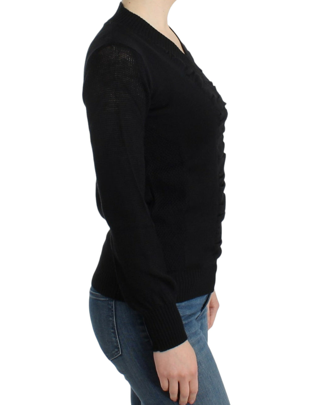 Pull en maille Costume National noir en laine