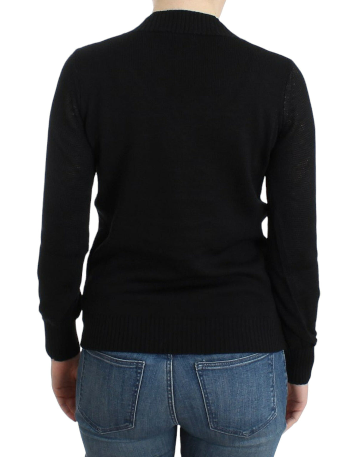 Pull en maille Costume National noir en laine