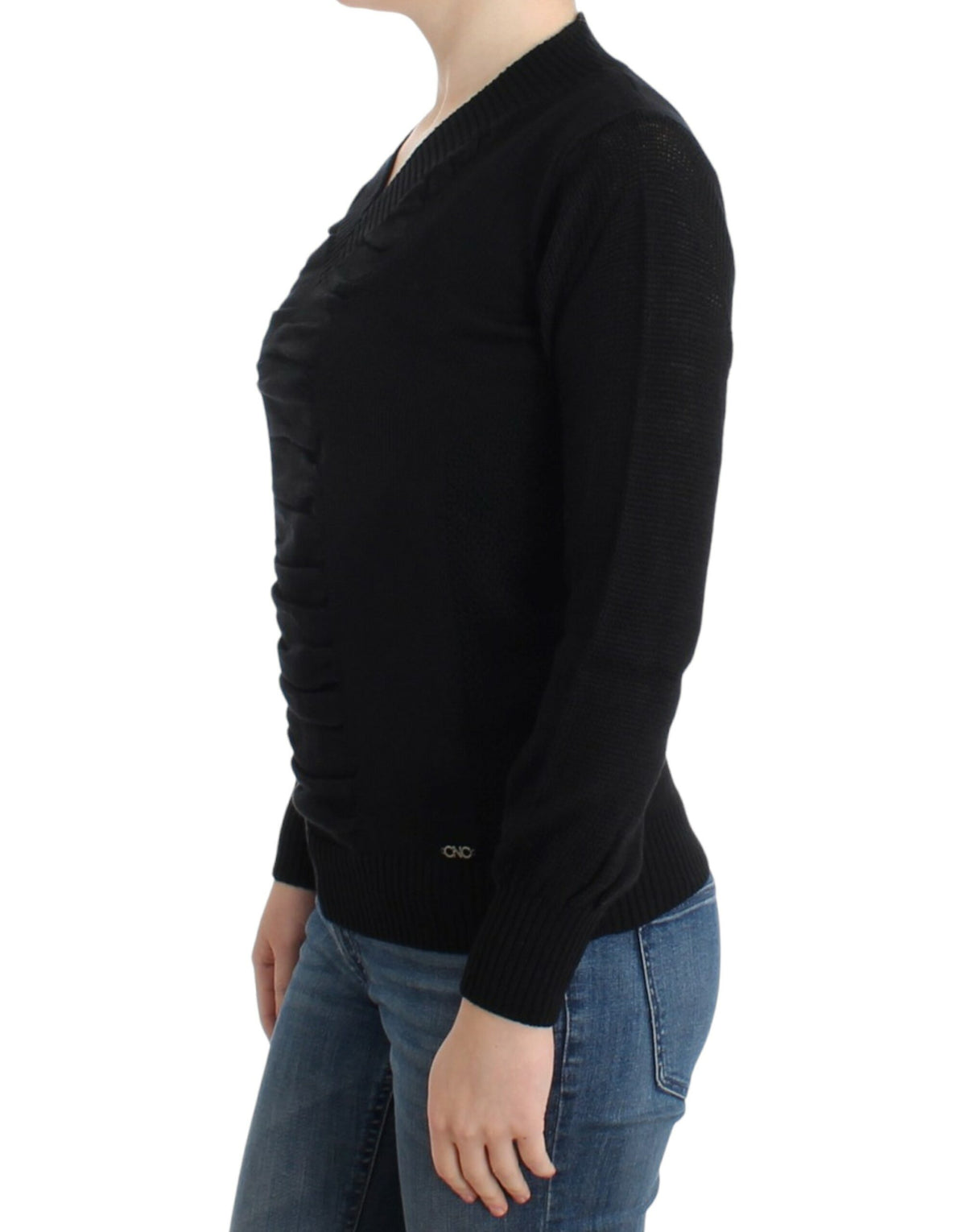 Pull en maille Costume National noir en laine