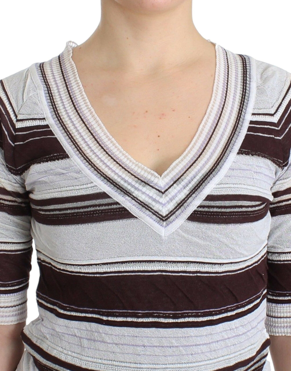 Pull en maille Ermanno Scervino en dentelle (manches courtes)