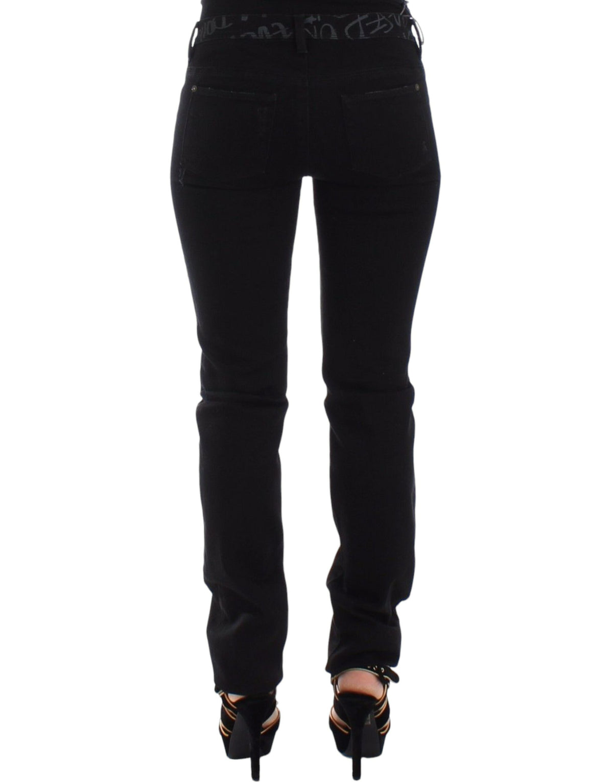 Jean Ermanno Scervino noir en denim (skinny, stretch)