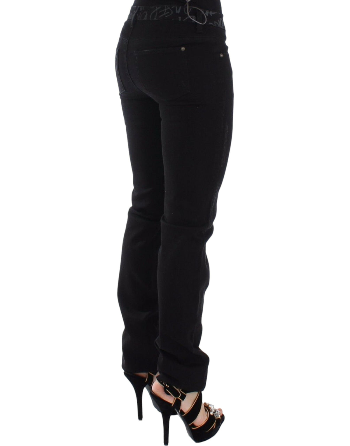 Jean Ermanno Scervino noir en denim (skinny, stretch)