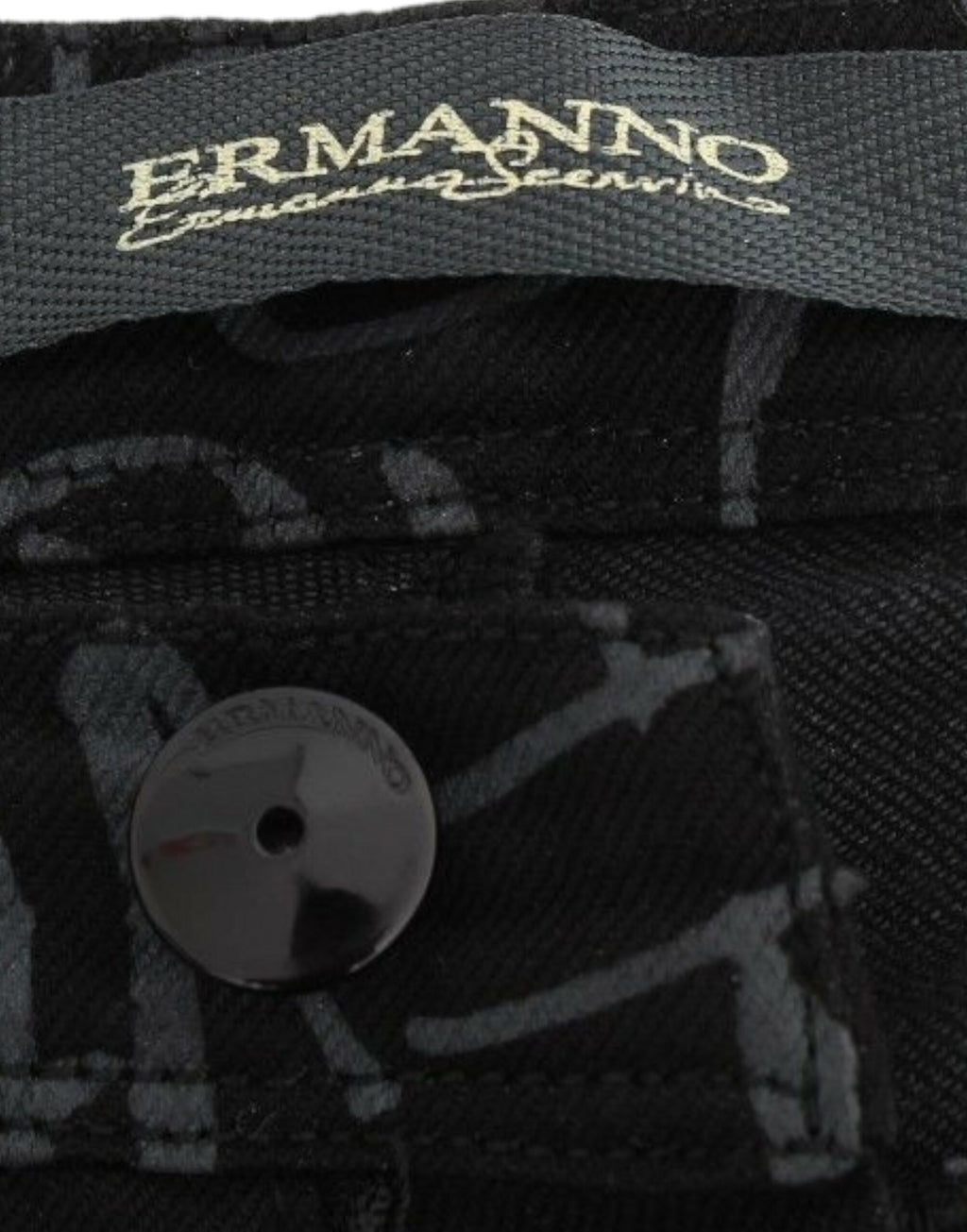 Jean Ermanno Scervino noir en denim (skinny, stretch)