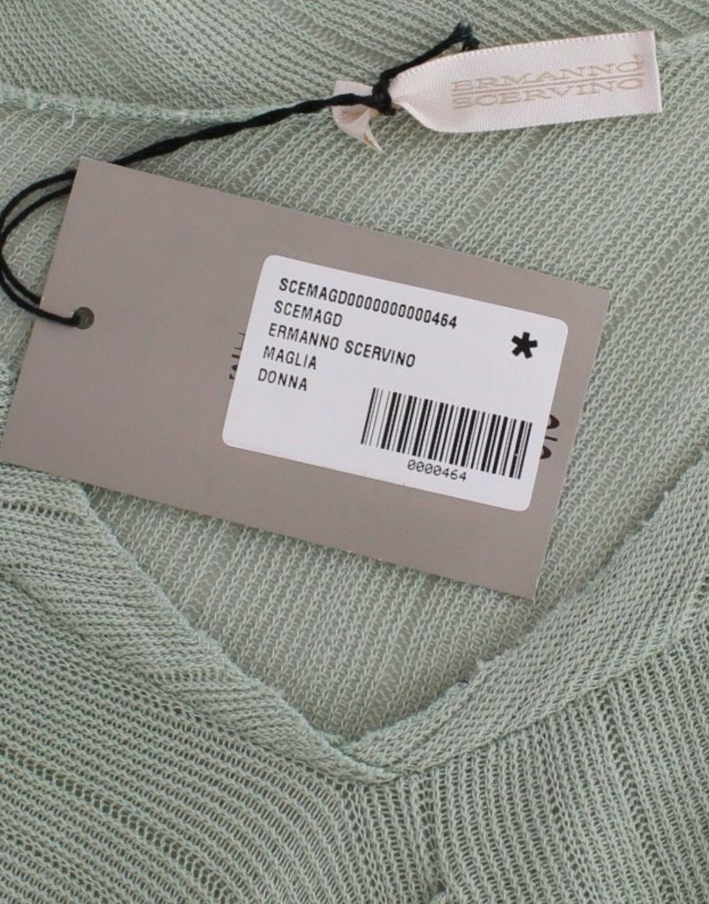 Pull en maille Ermanno Scervino vert