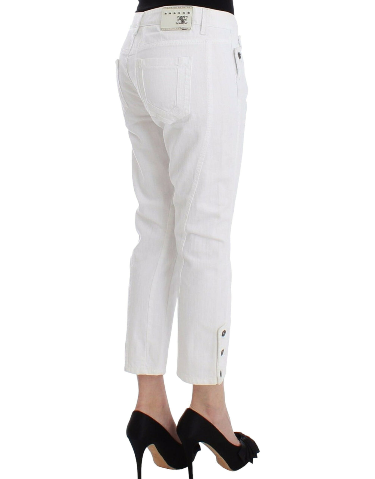 Jean Ermanno Scervino blanc en denim (court)