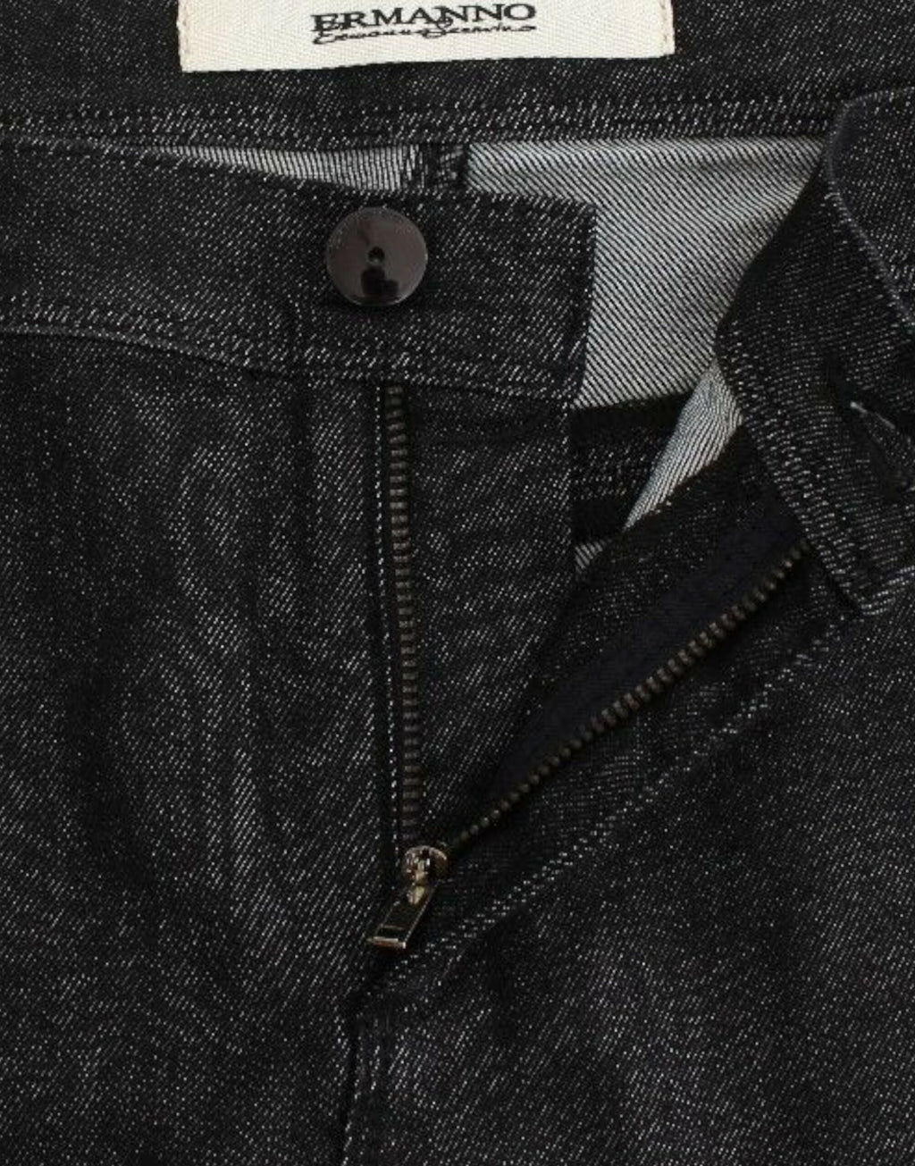 Jean Ermanno Scervino noir en denim (skinny, stretch)