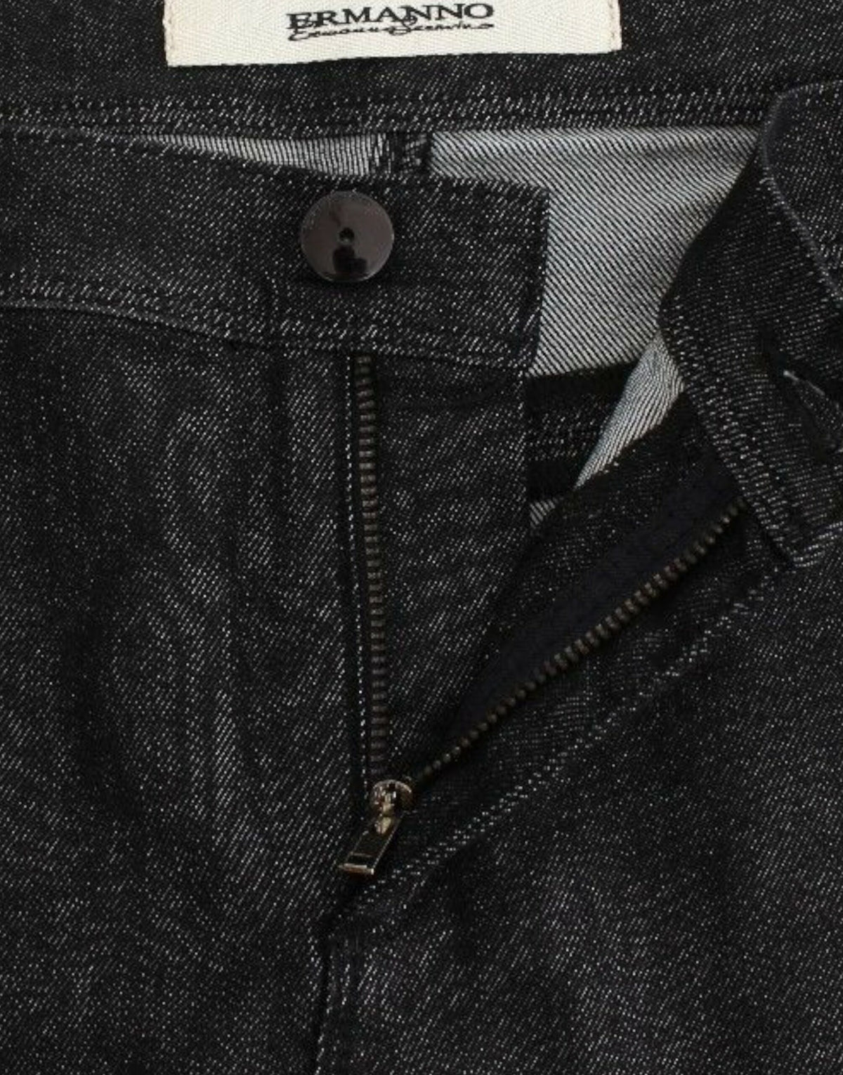 Jean Ermanno Scervino noir en denim (skinny, stretch)