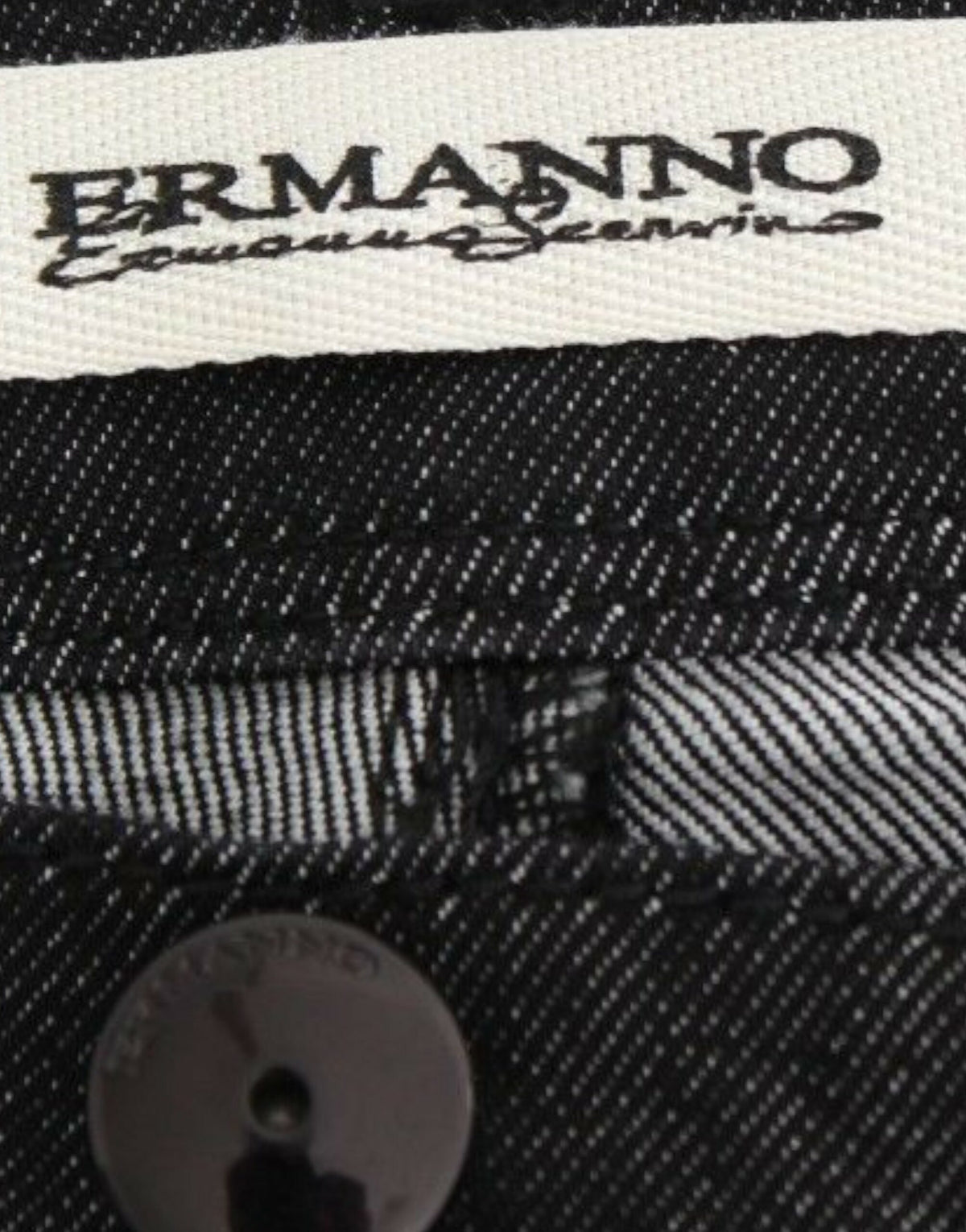 Jean Ermanno Scervino noir en denim (skinny, stretch)