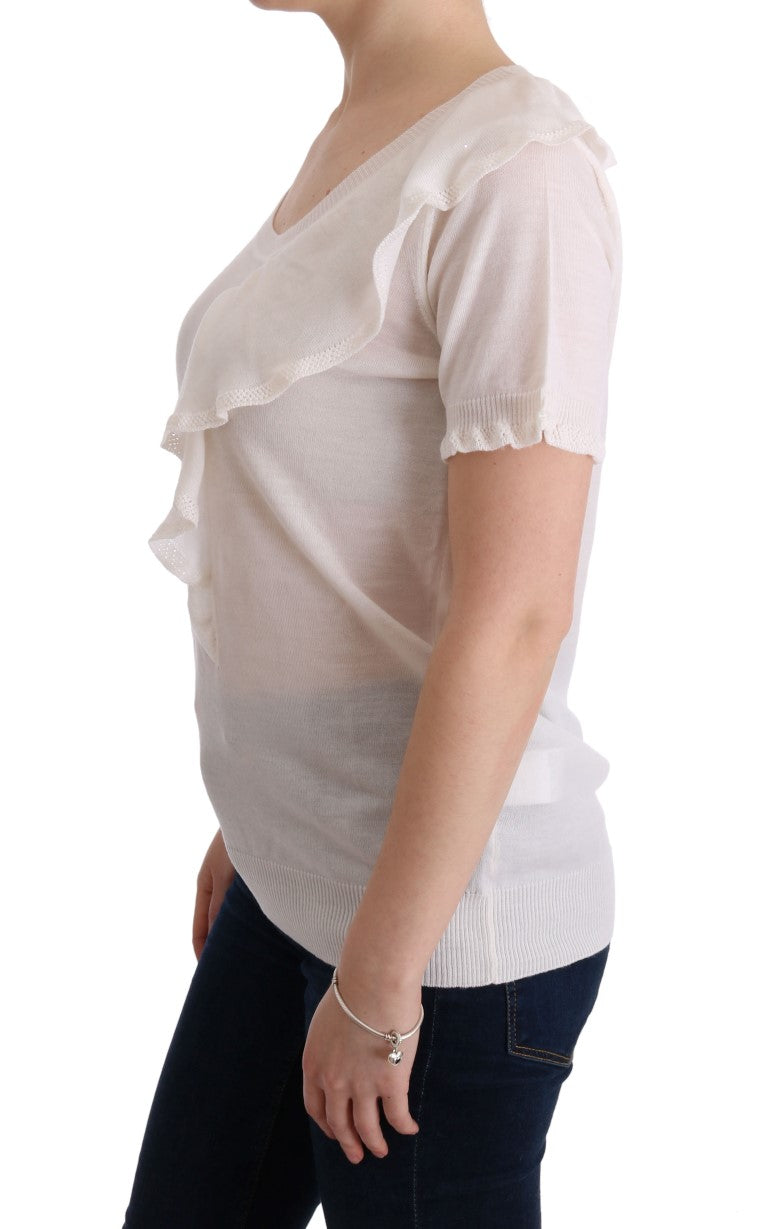 Chemise MARGHI LO' blanche en laine