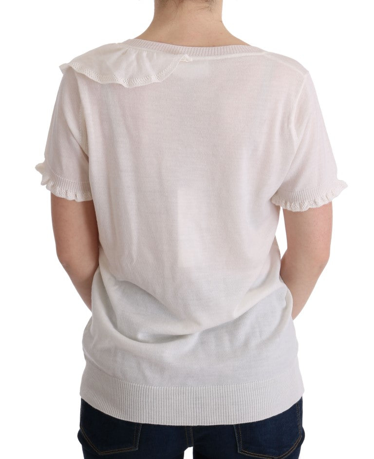 Chemise MARGHI LO' blanche en laine