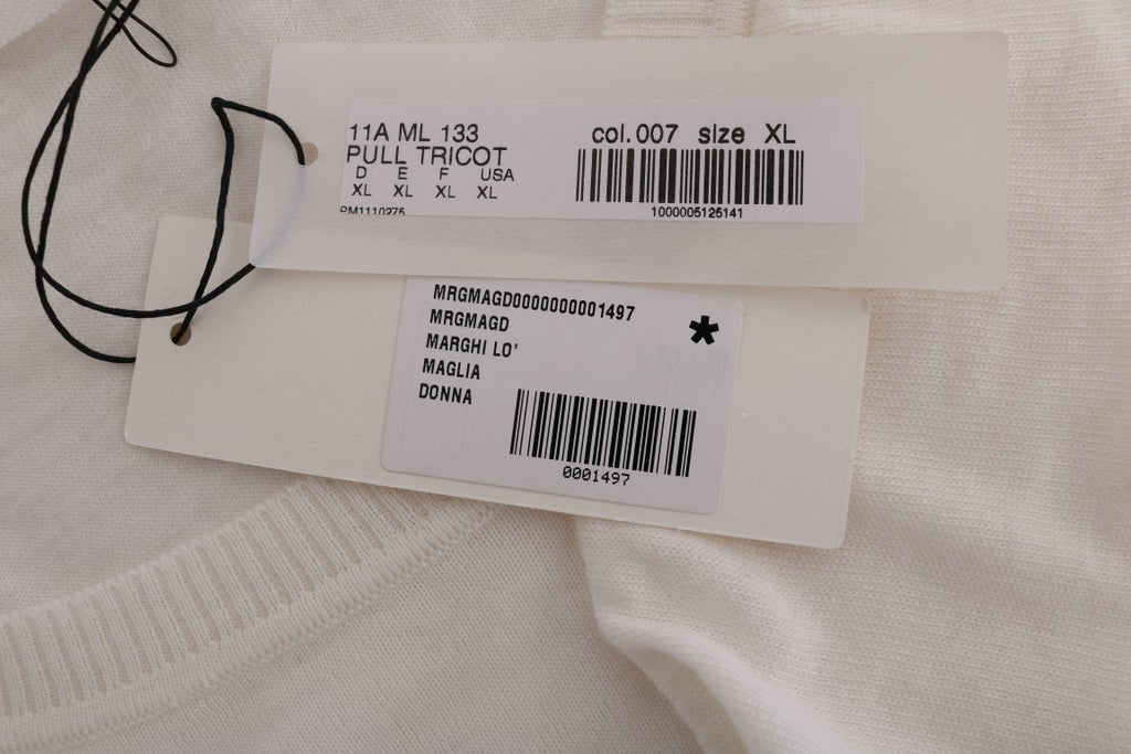 Chemise MARGHI LO' blanche en laine