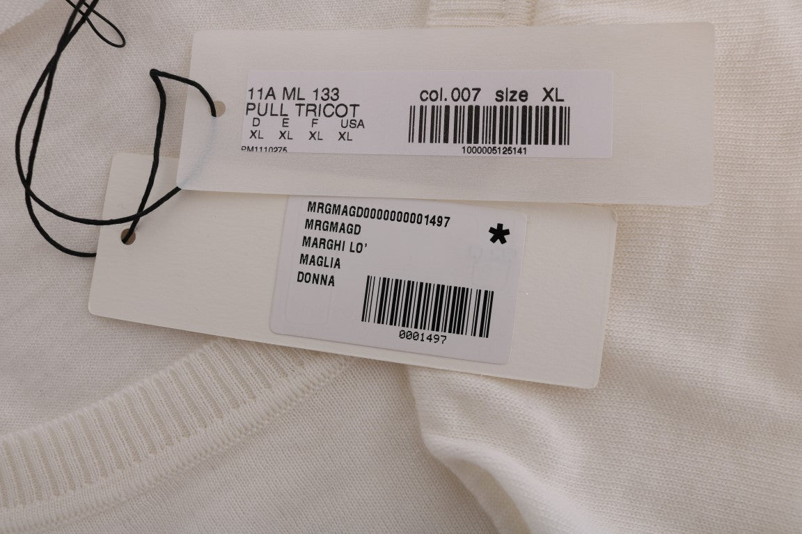 Chemise MARGHI LO' blanche en laine