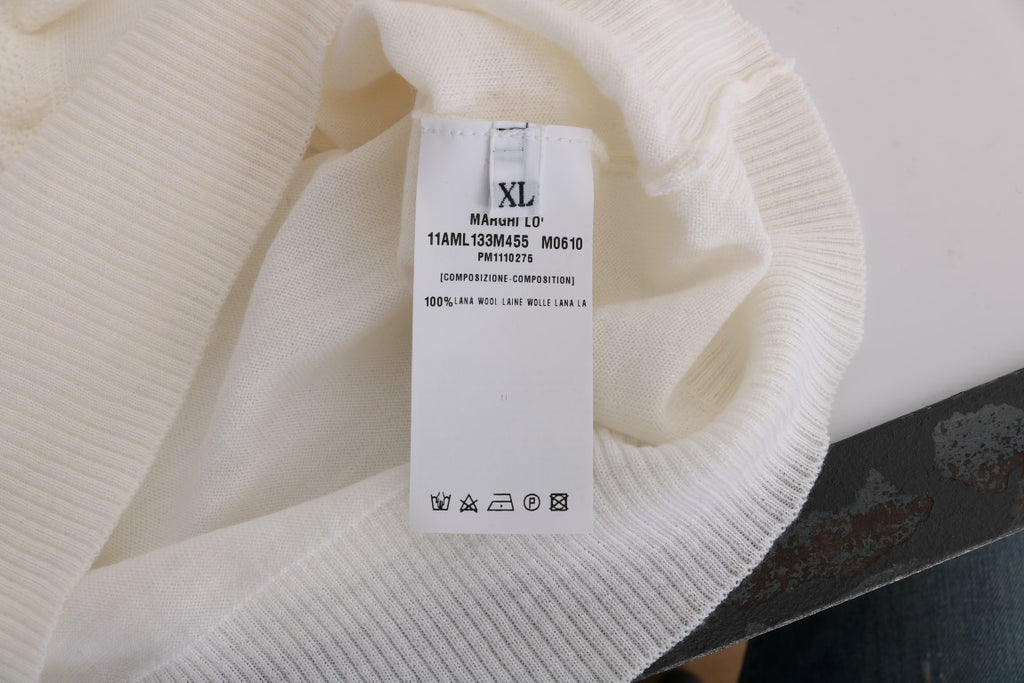 Chemise MARGHI LO' blanche en laine