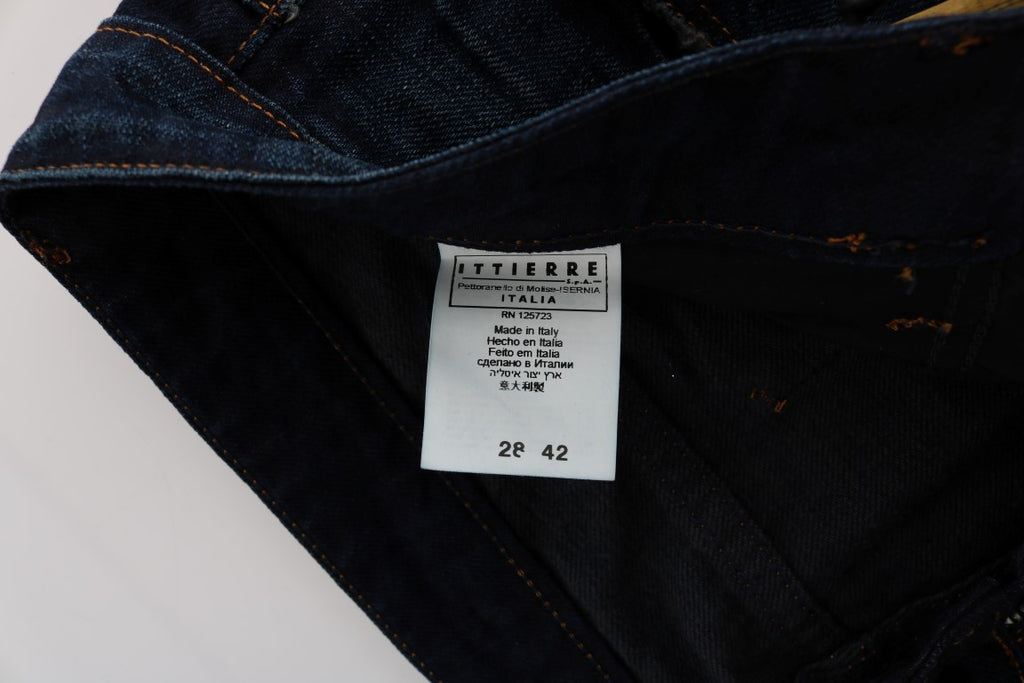 Jean Costume National bleu en coton