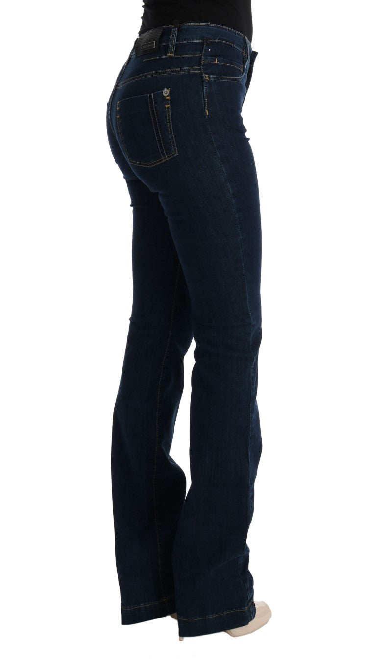 Jean Costume National bleu en coton (évasé)