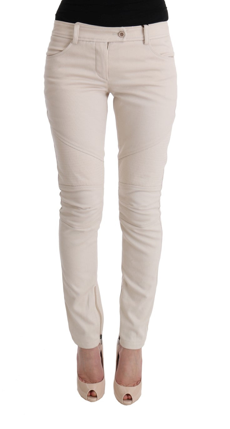 Jean Ermanno Scervino blanc (coupe ajustée, casual chic)