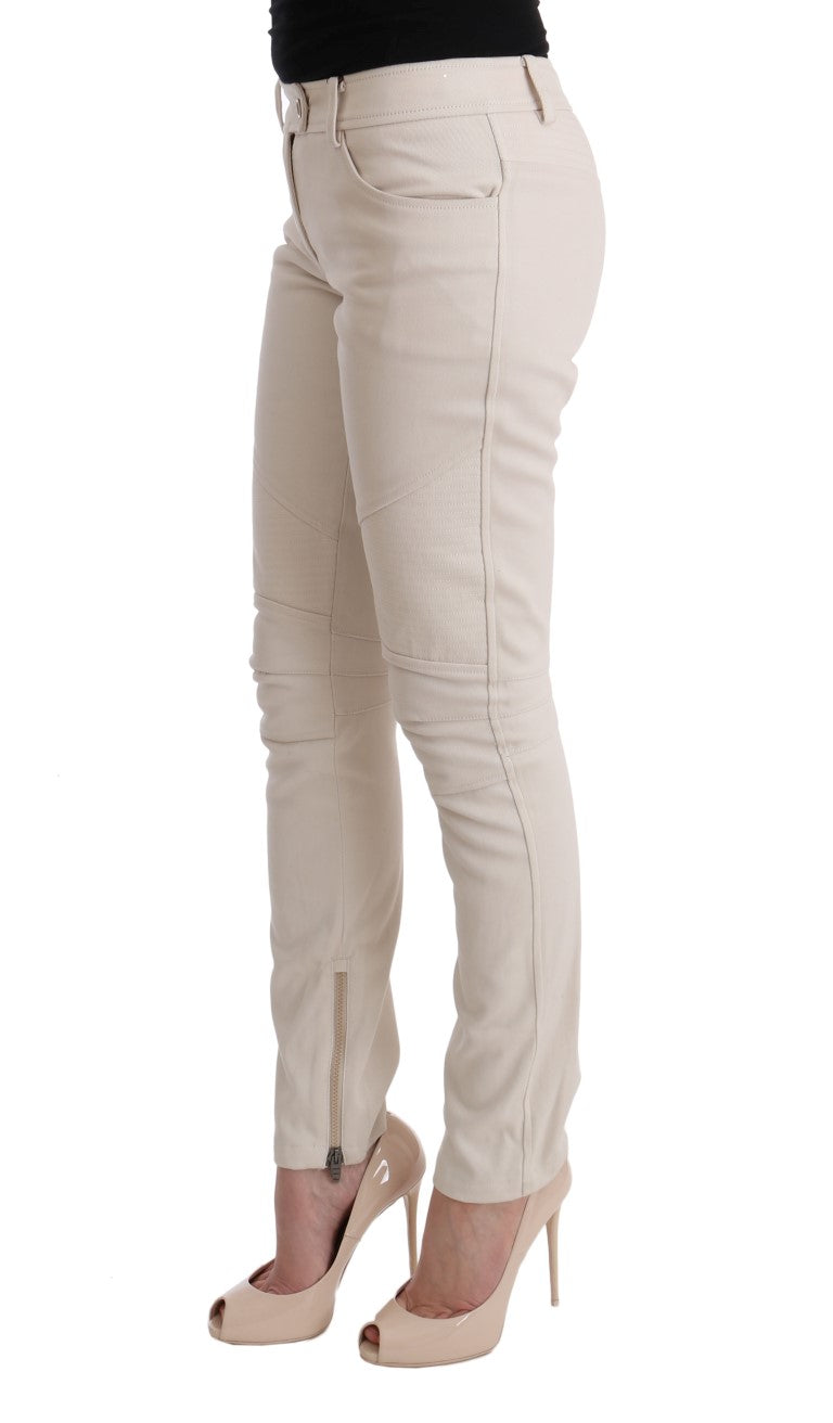 Jean Ermanno Scervino blanc (coupe ajustée, casual chic)