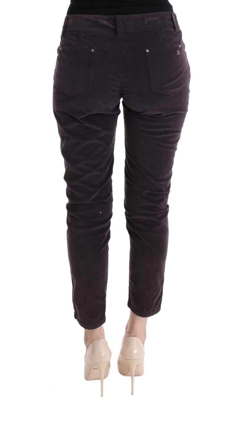Pantalon Ermanno Scervino marron en coton (court, casual chic)