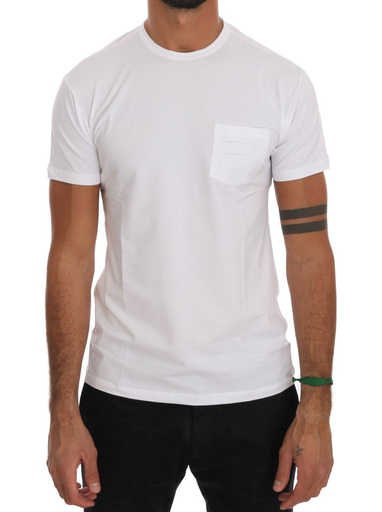 Chemise Daniele Alessandrini blanche en coton