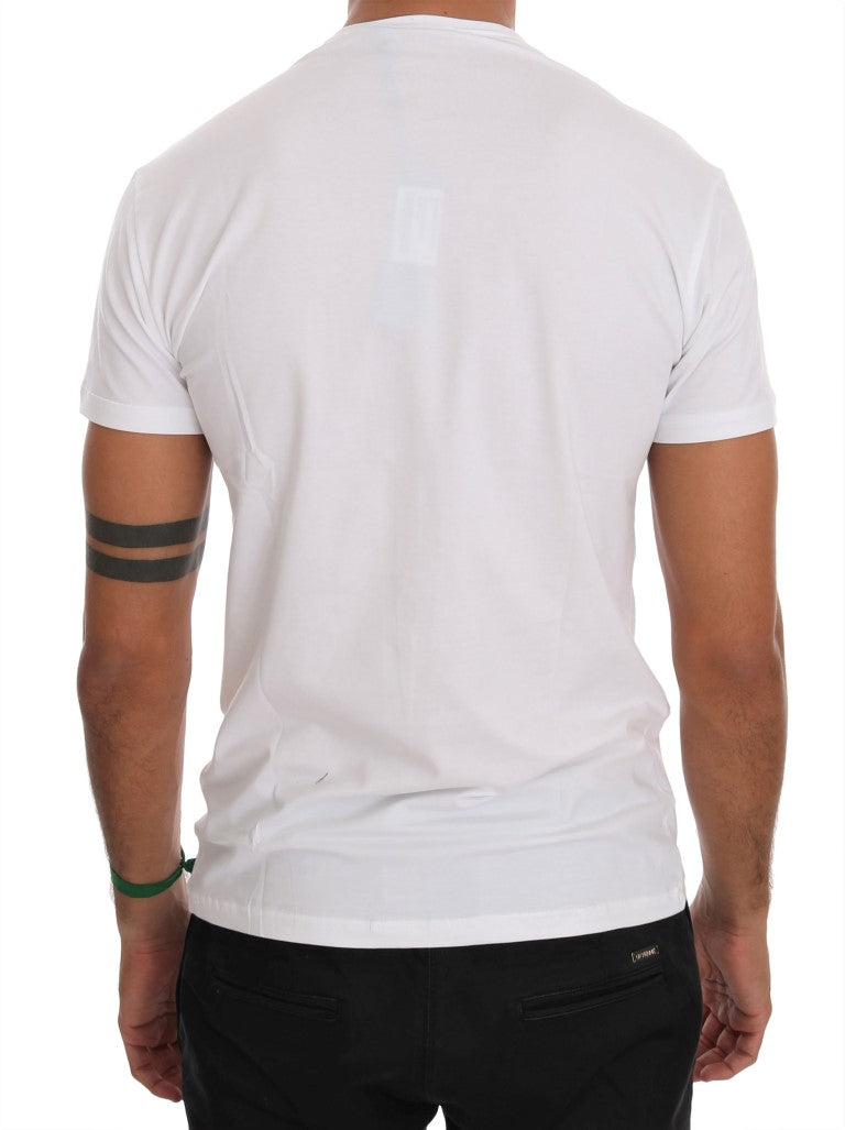 Chemise Daniele Alessandrini blanche en coton