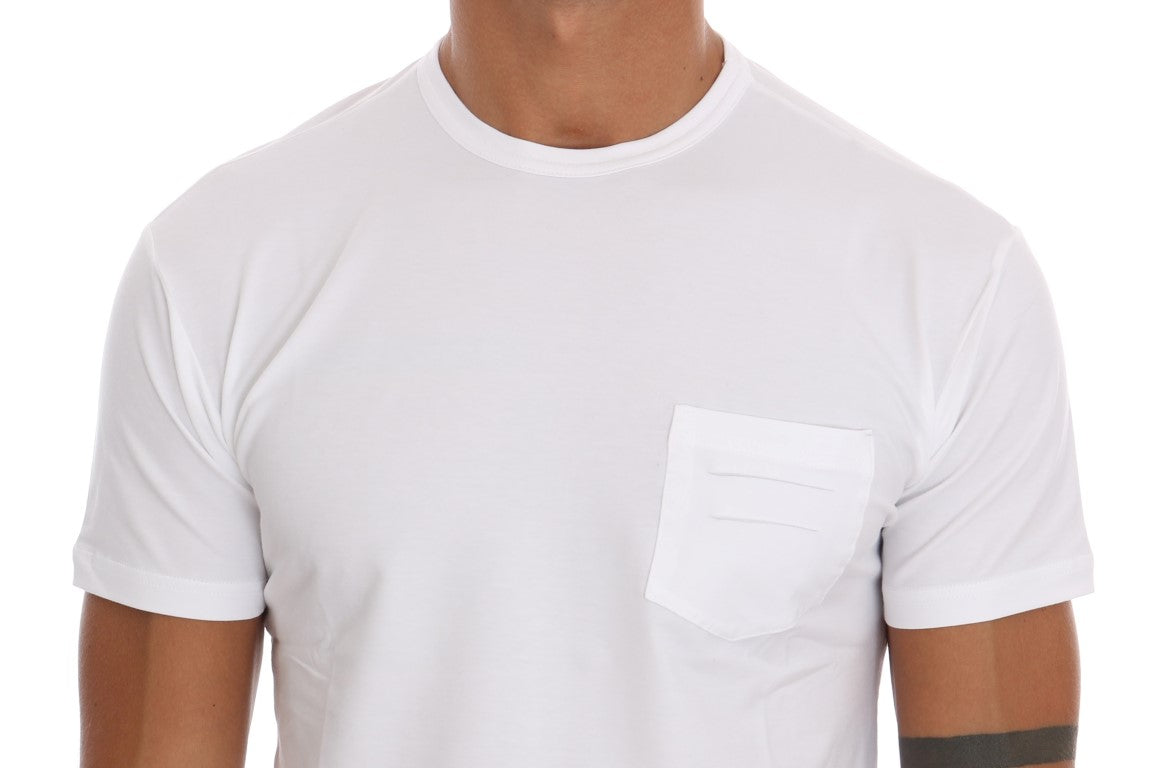 Chemise Daniele Alessandrini blanche en coton