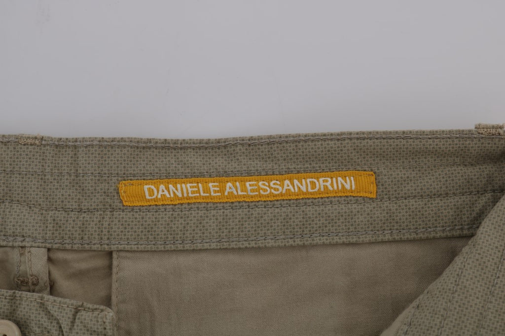 Pièce de créateur Daniele Alessandrini beige en coton (coupe ajustée, stretch)