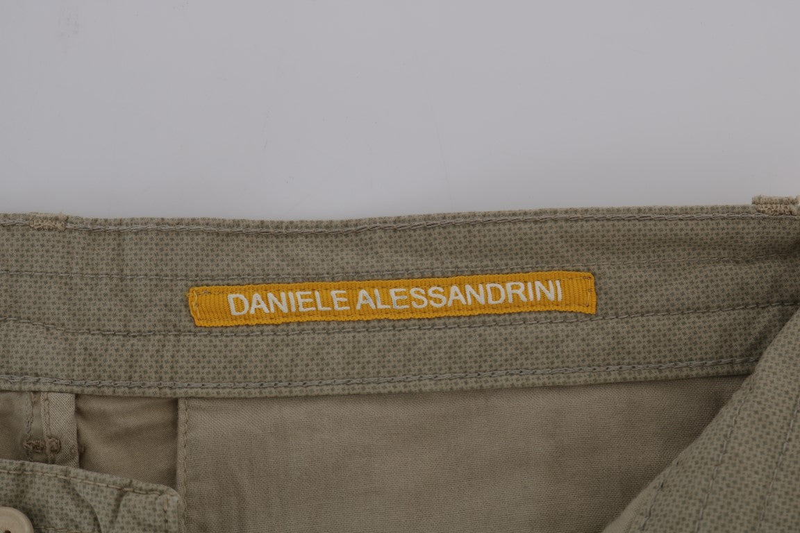 Pièce de créateur Daniele Alessandrini beige en coton (coupe ajustée, stretch)