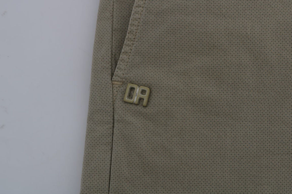 Pièce de créateur Daniele Alessandrini beige en coton (coupe ajustée, stretch)