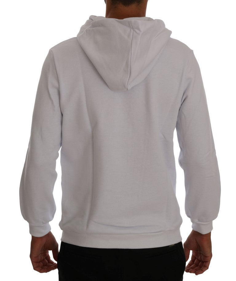 Pull en maille Daniele Alessandrini blanc en coton