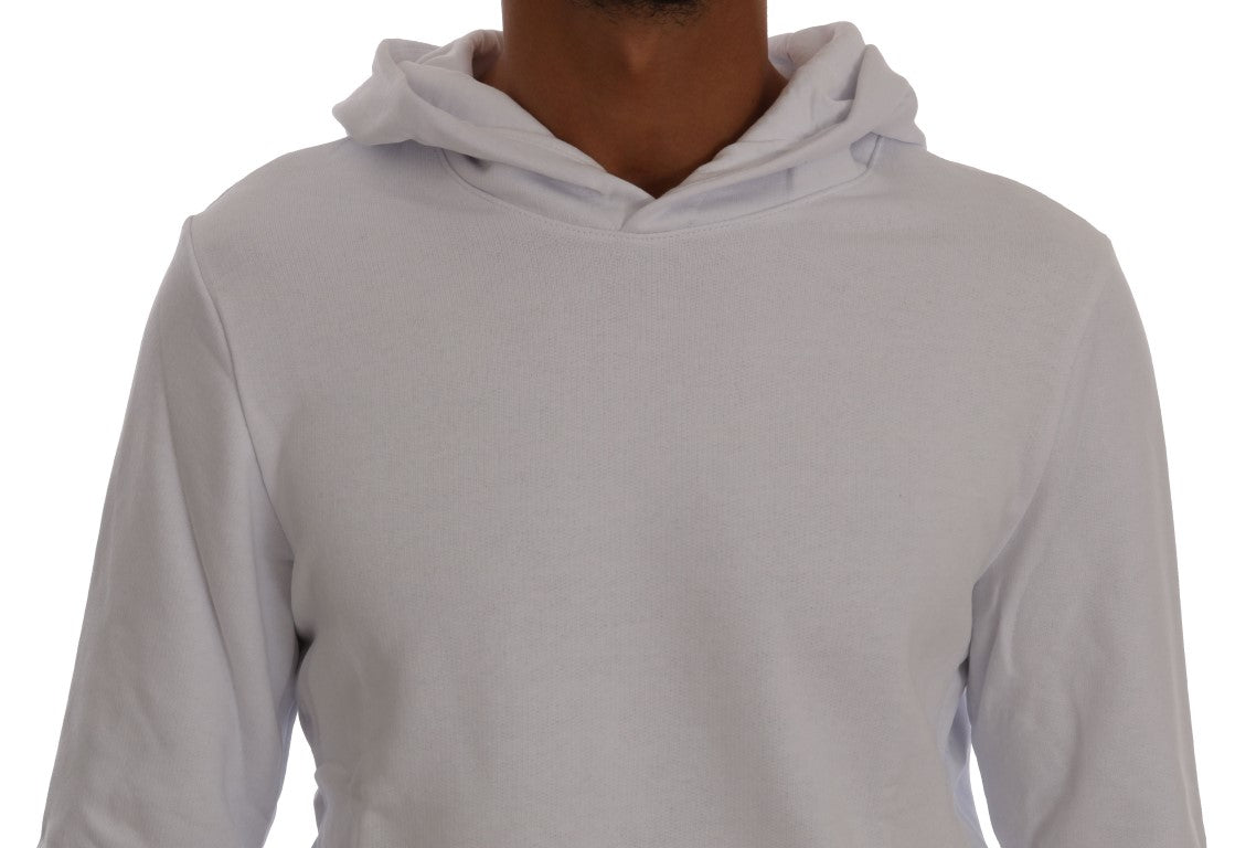 Pull en maille Daniele Alessandrini blanc en coton