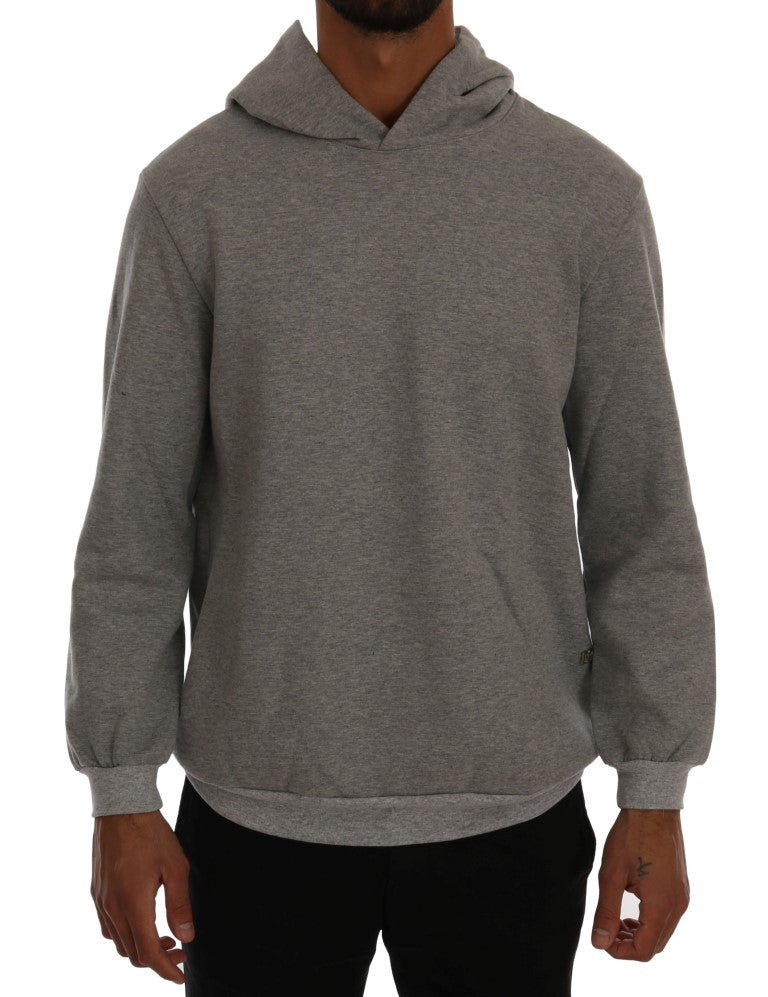 Pull en maille Daniele Alessandrini gris en coton