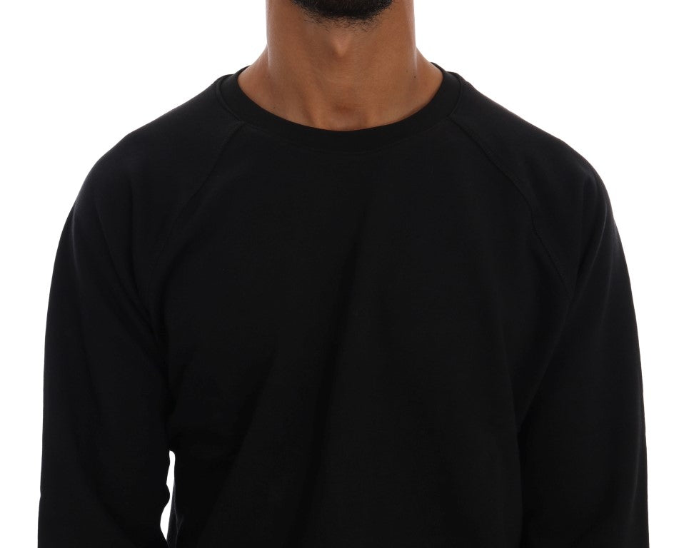 Pull en maille Daniele Alessandrini noir en coton