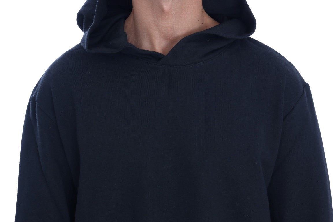 Pull en maille Daniele Alessandrini noir en coton (casual chic)