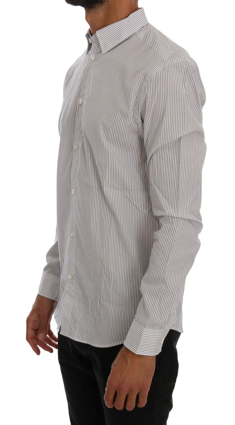 Chemise Frankie Morello blanche en coton (casual chic)