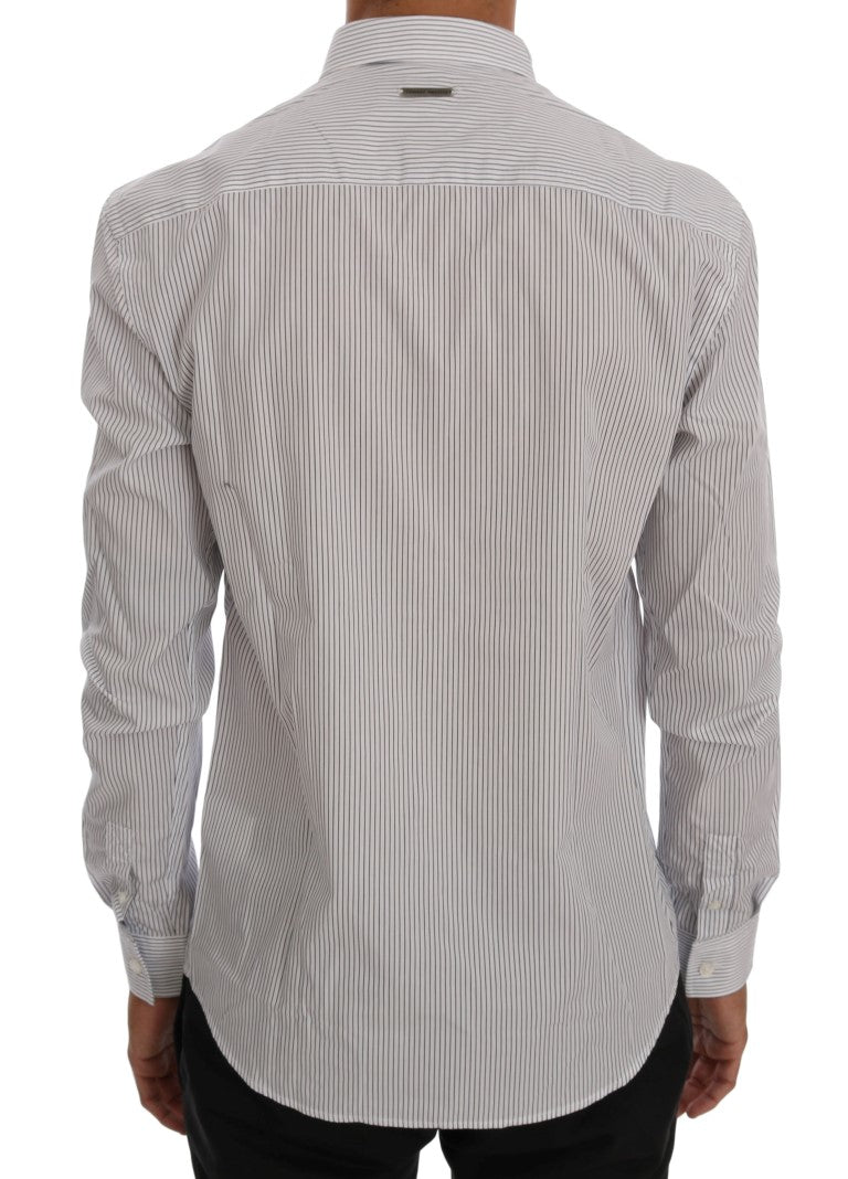Chemise Frankie Morello blanche en coton (casual chic)