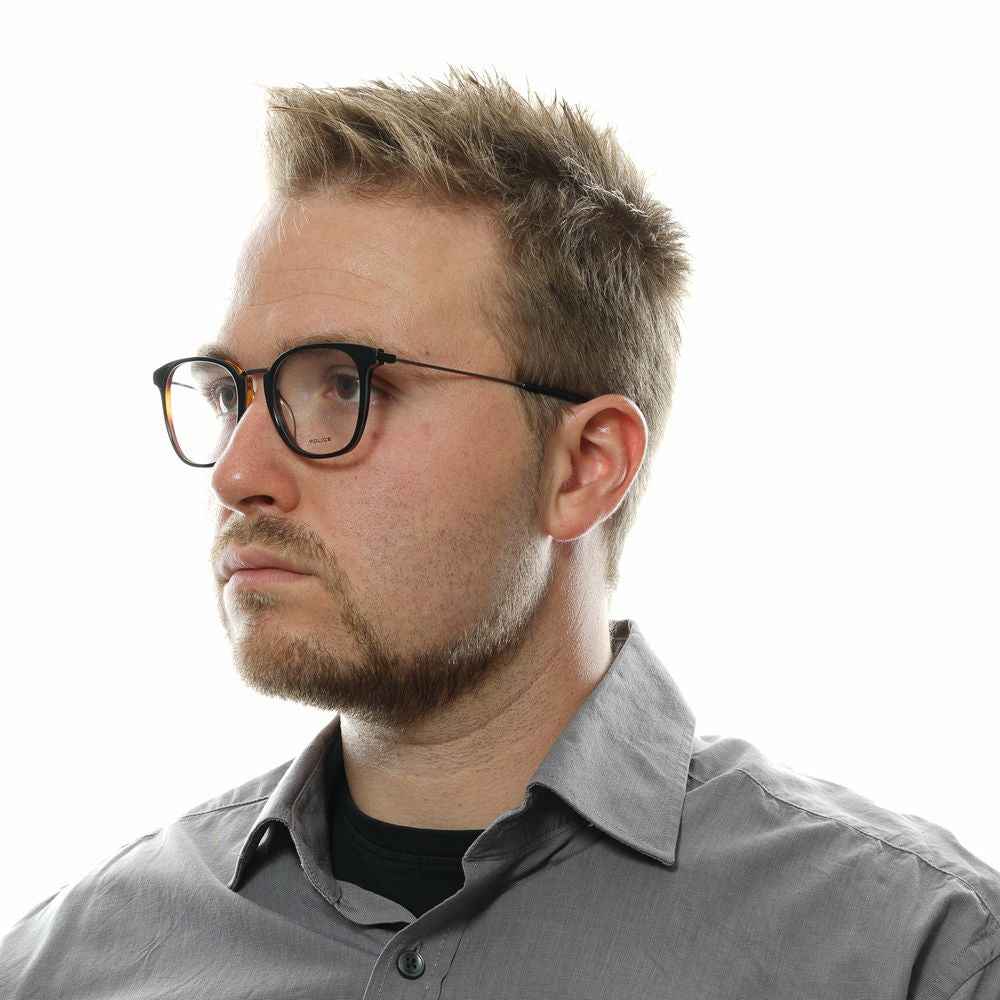 Police Black Metal & Plastic Glasses (Frames)