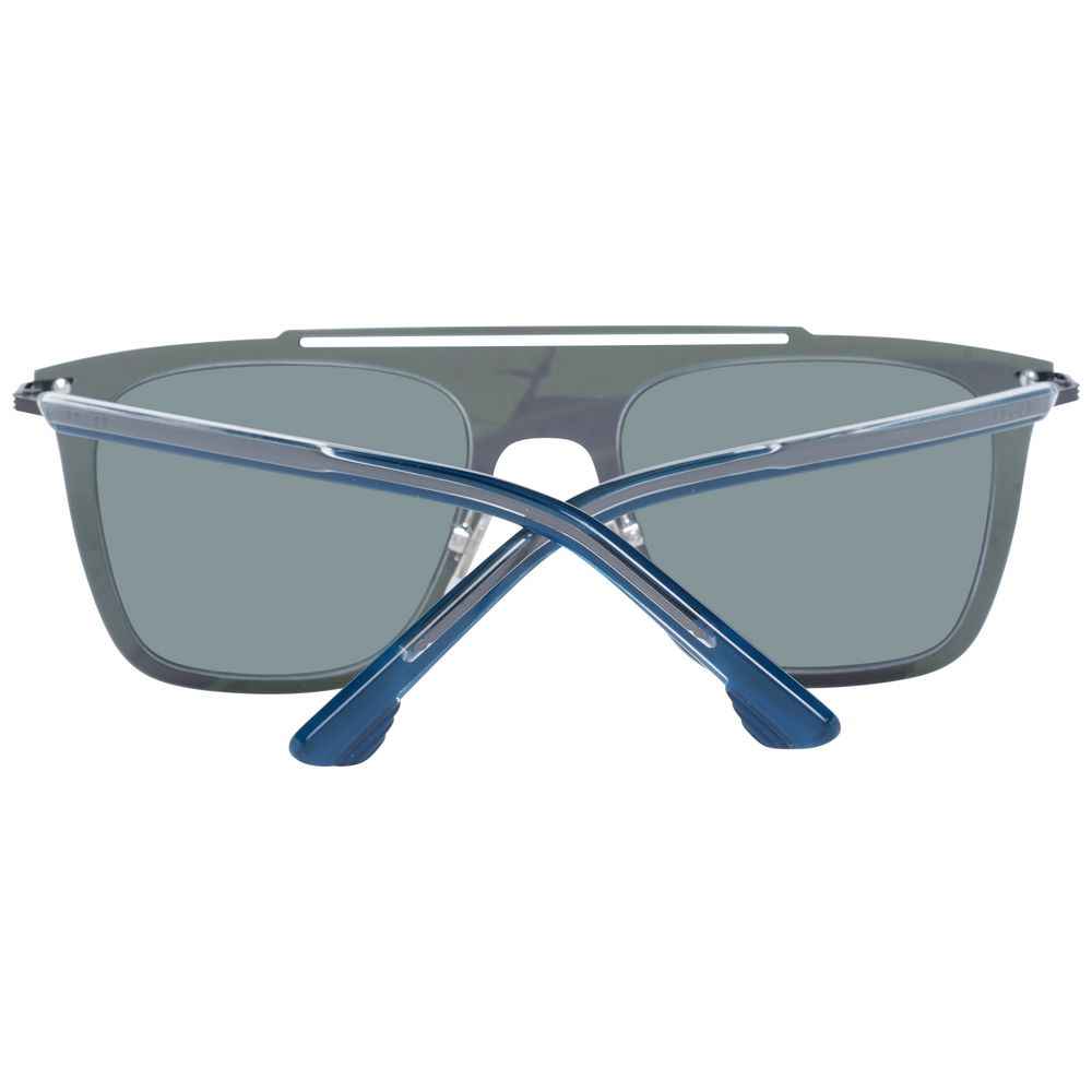 Police Blue Metal & Plastic Sunglasses