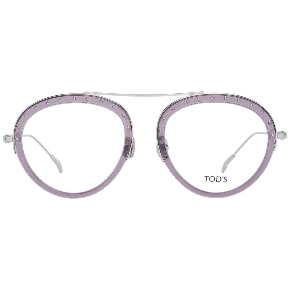 Tod's Purple Metal & Leather Glasses (Frames)