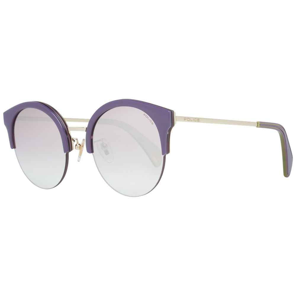 Police Purple Metal Sunglasses