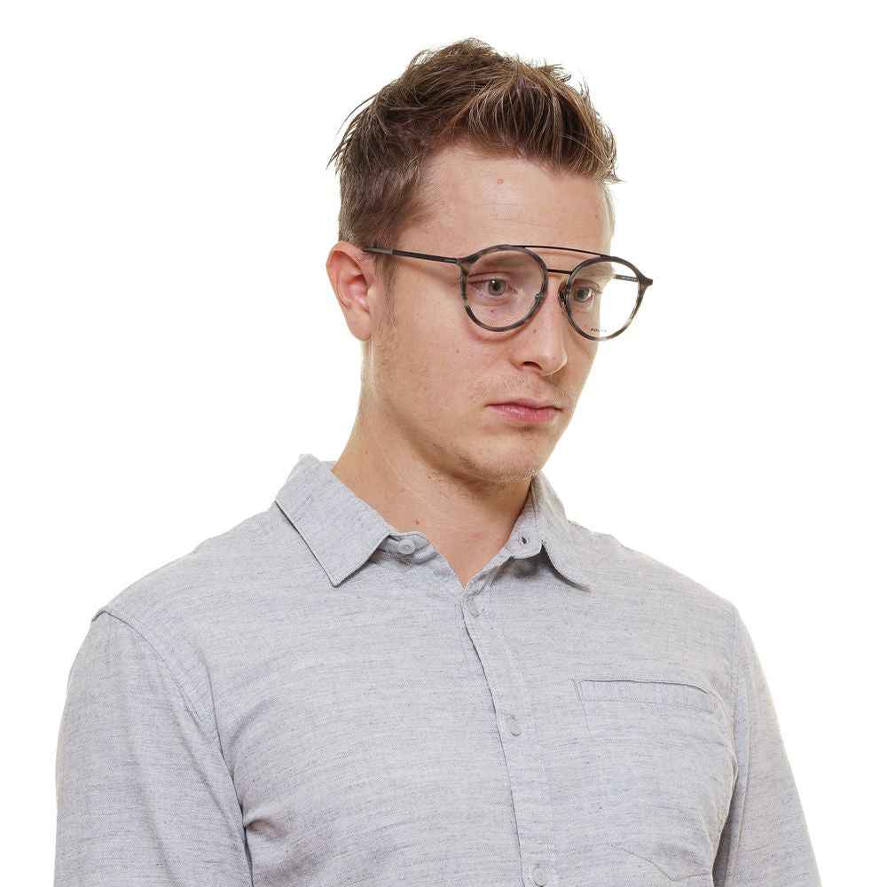Police Gray Metal & Plastic Glasses (Frames)