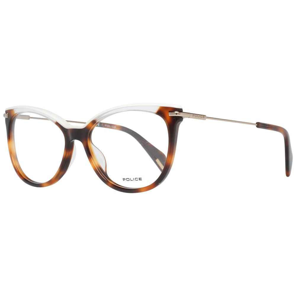 Police Brown Metal & Plastic Glasses (Frames)