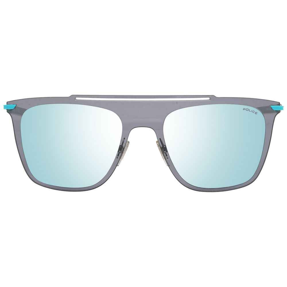 Police Gray Metal & Plastic Sunglasses