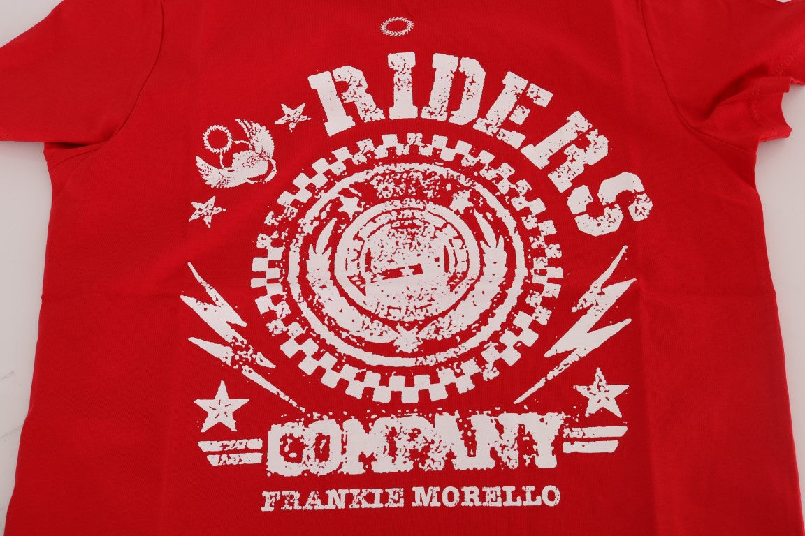Chemise Frankie Morello rouge en coton