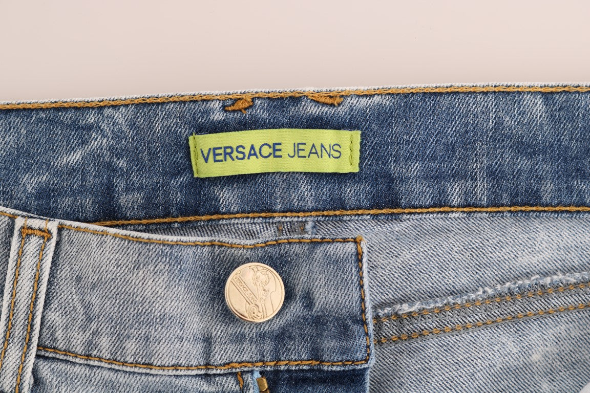 Jean coupe slim Versace Jeans bleu (stretch)
