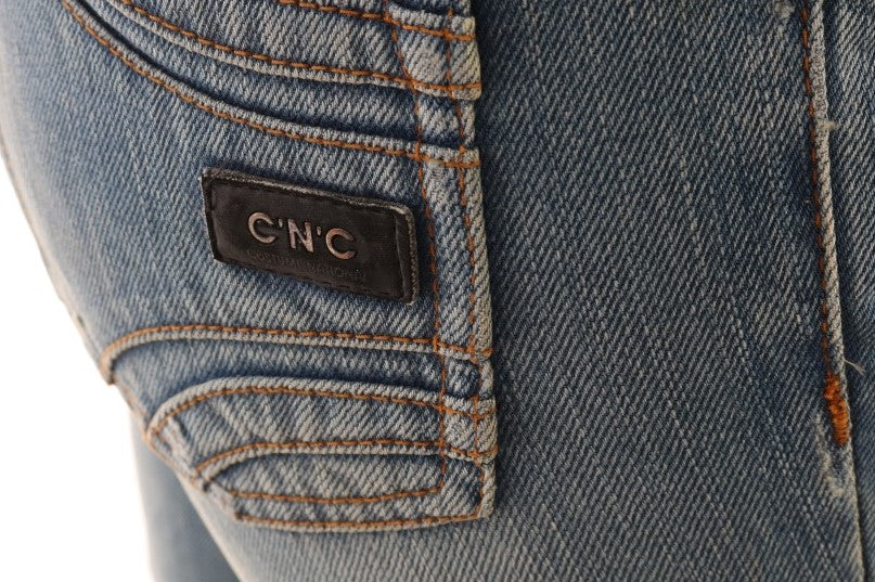 Jean Costume National bleu en coton