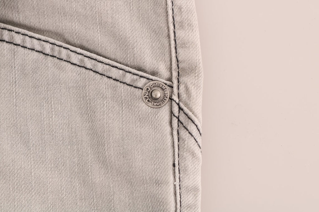 Jean Costume National gris en coton