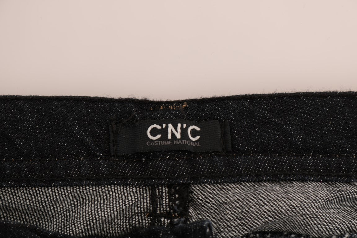 Jean coupe slim Costume National bleu en coton (stretch)