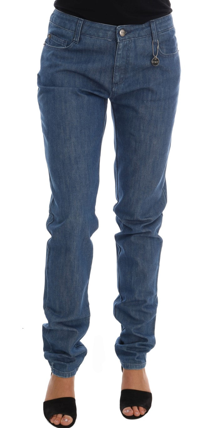Jean Costume National bleu en coton